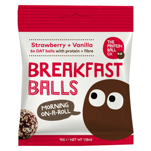 The protein ball co Breakfast jahoda + vanilka 45 g